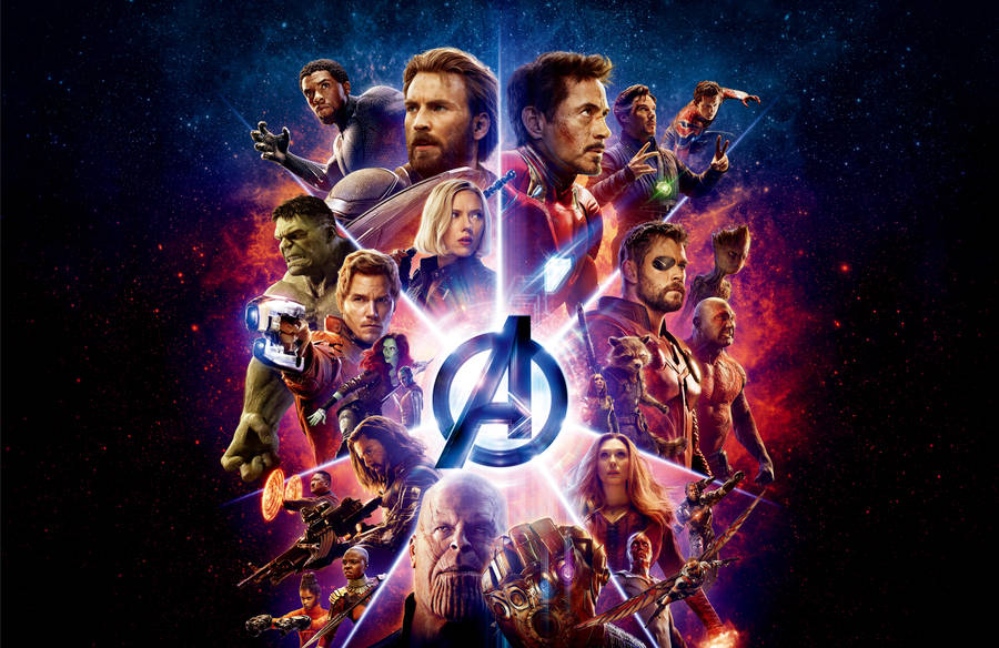 Avengers Infinity War 4k Logo Wallpaper