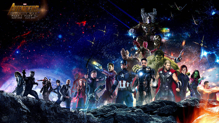 Avengers Infinity War In The Universe Wallpaper