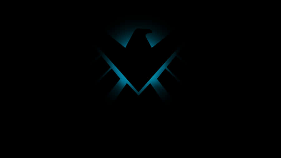 Avengers Logo On A Black Background Wallpaper