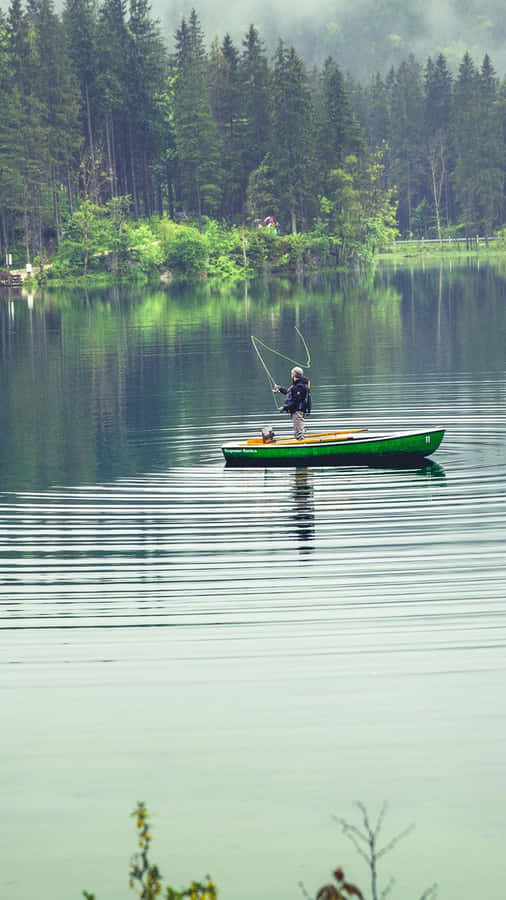 Awesome Fishing Phone Theme Display Wallpaper