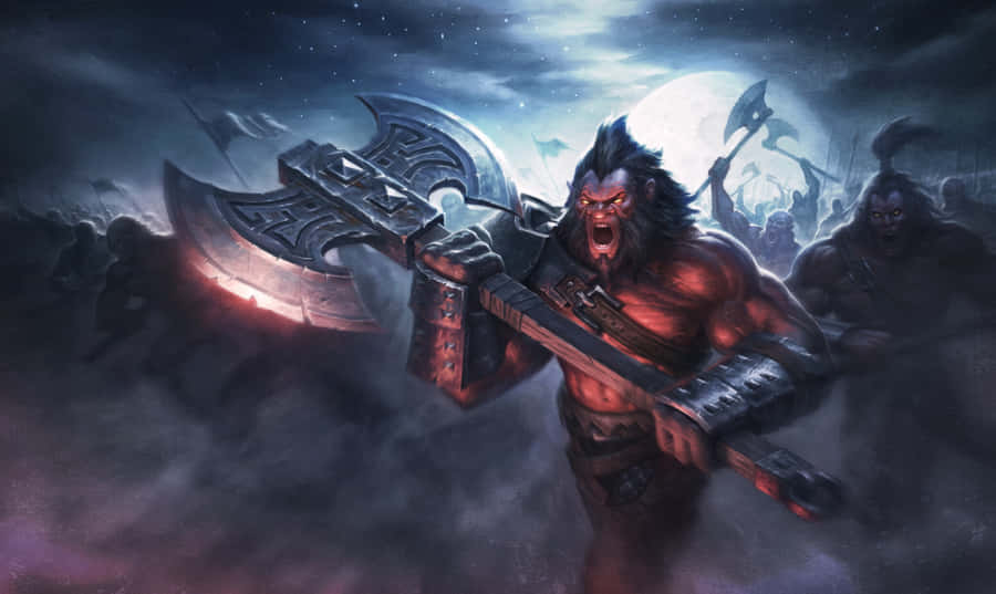 Axe - Dominate The Battlefield In Stunning Realism. Wallpaper