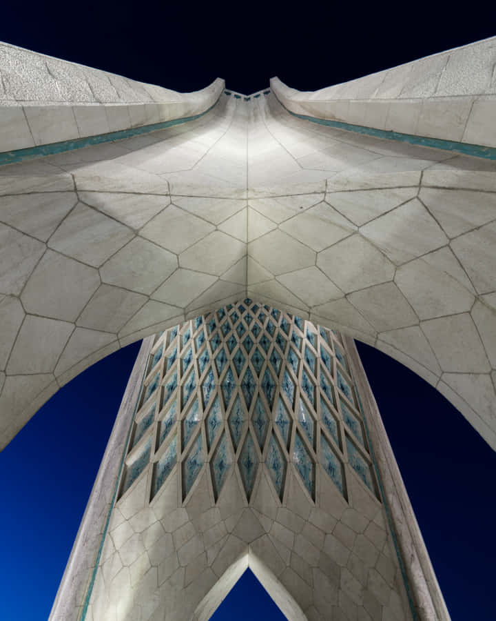 Azadi Tower Black Blue Sky Wallpaper