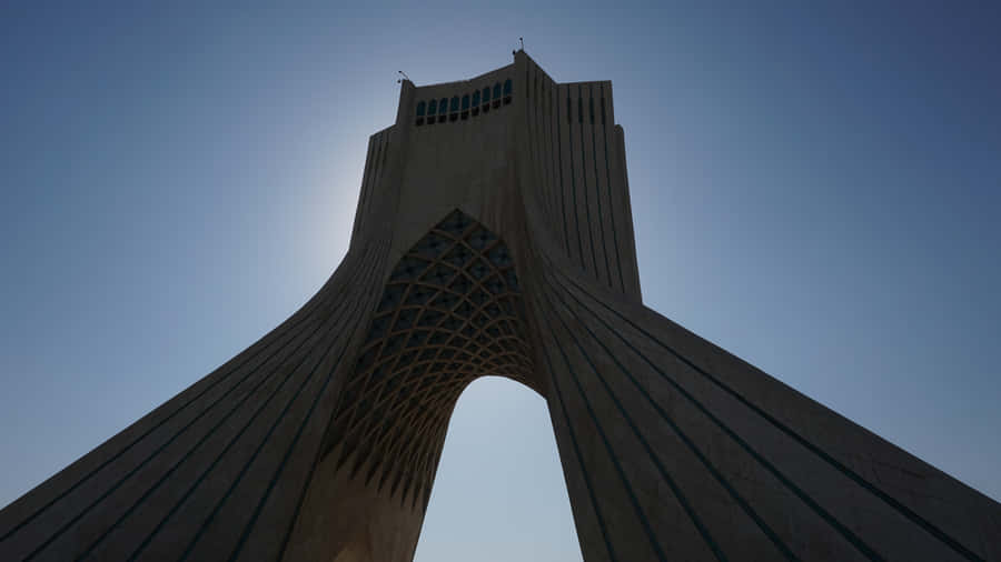 Azadi Tower Shadow And Sun Blocking Wallpaper