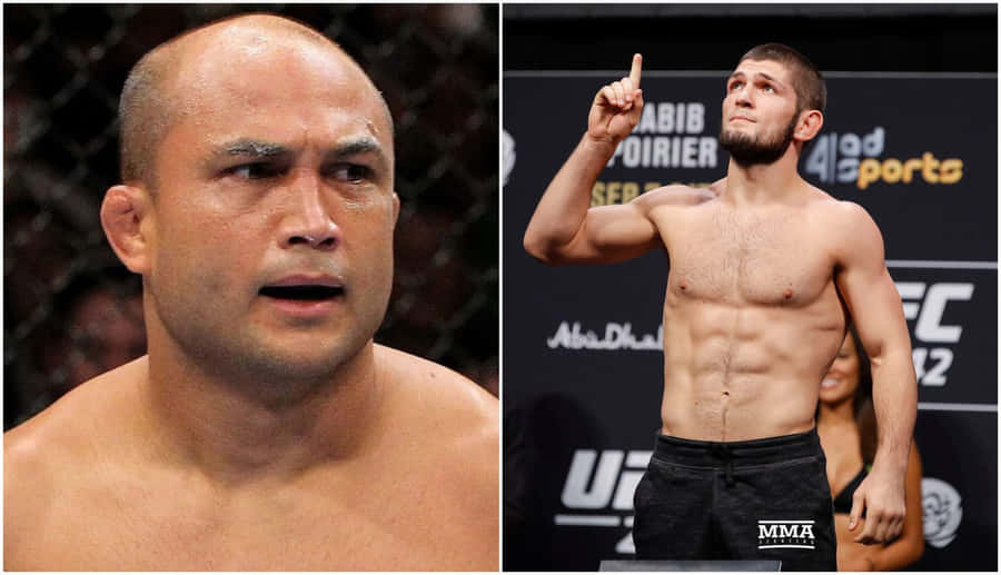B.j. Penn Compared To Khabib Nurmagomedov Wallpaper