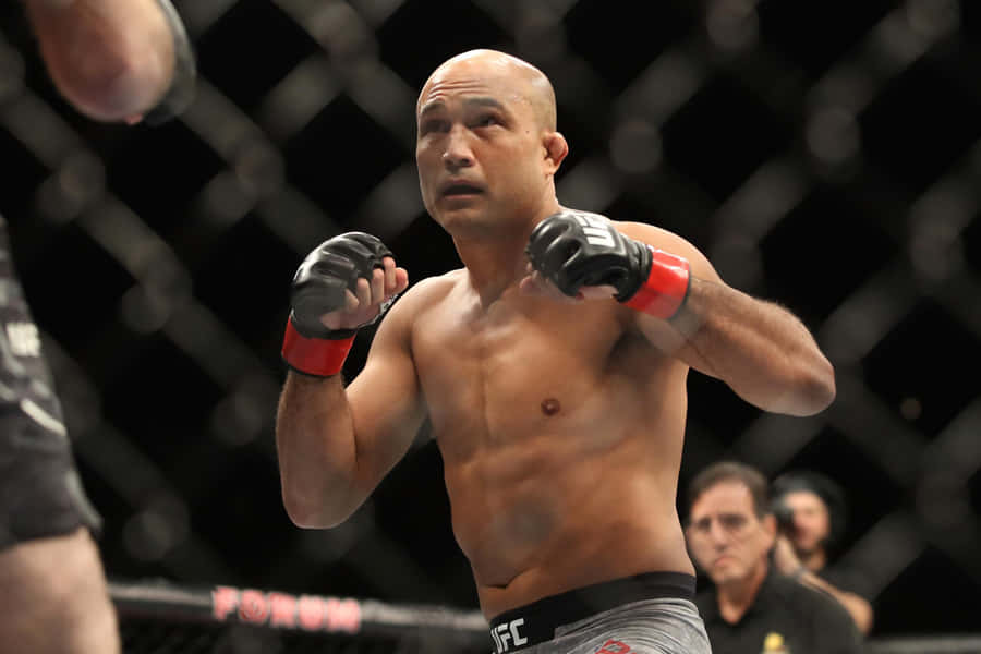 B.j. Penn, The Prodigy, Showing His Boxing Skills Wallpaper