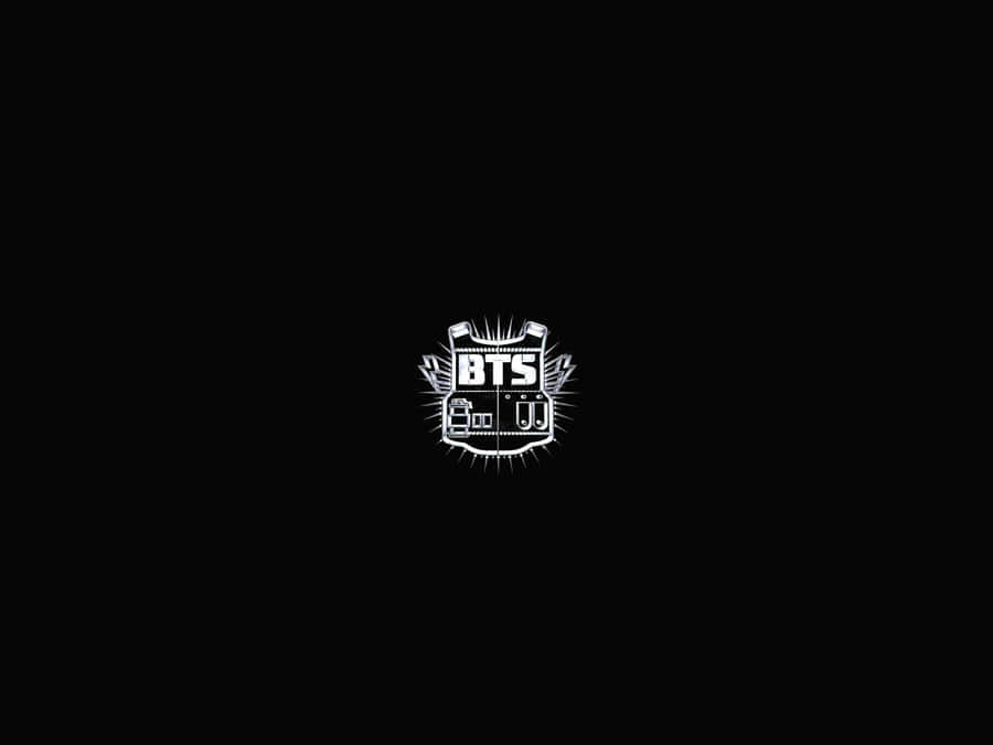B T S Logo Black Background Wallpaper