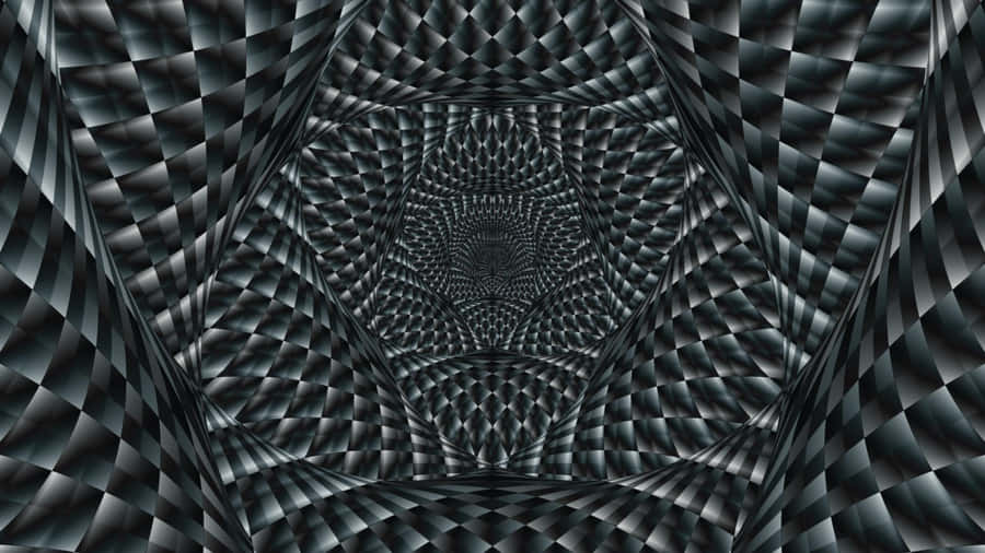 B&w Gradient Cool Optical Illusions Wallpaper