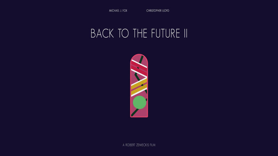Back To The Future Minimalist Poster Wallpaper