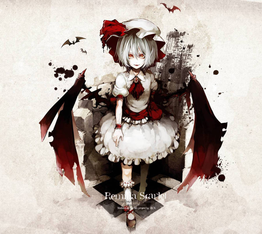 Bad Girl Anime Remilia Scarlet Wallpaper