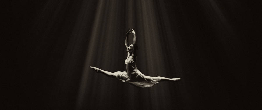 Ballet Dancer Black Aesthetic Wallpaper