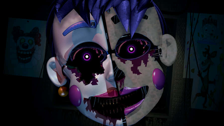 Ballora Creepy Face Wallpaper
