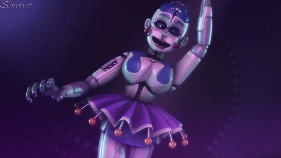 Ballora Is A Robot From The Game Five Nights At Freddy's | Experience A Night Of Thrills Wallpaper