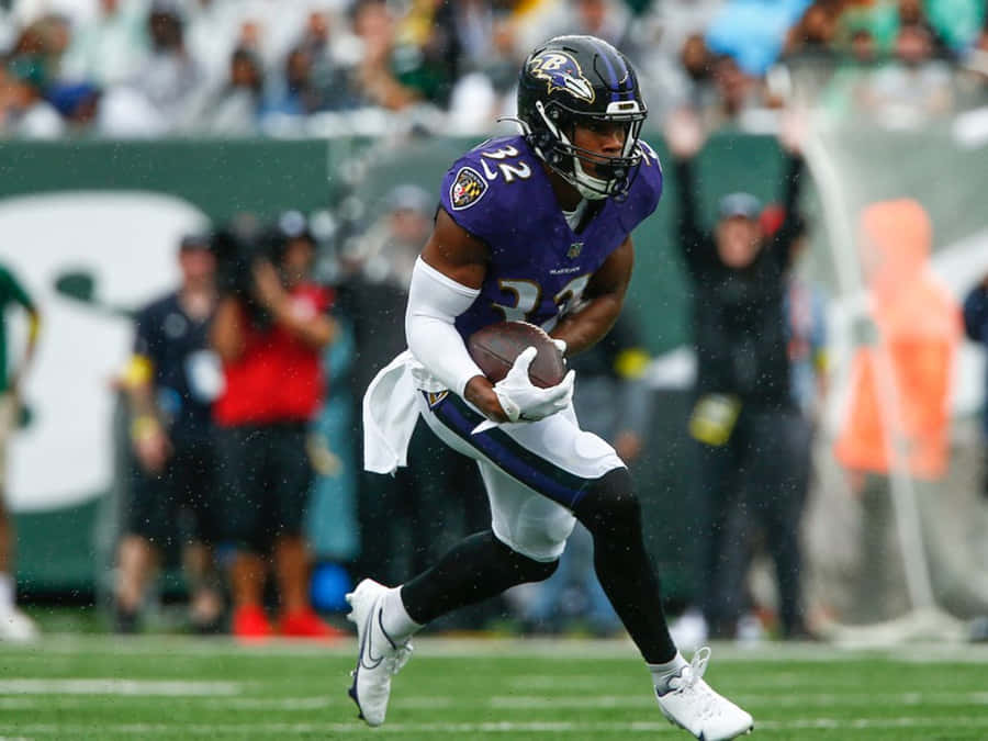 Baltimore Ravens No. 32 Marcus Williams Wallpaper