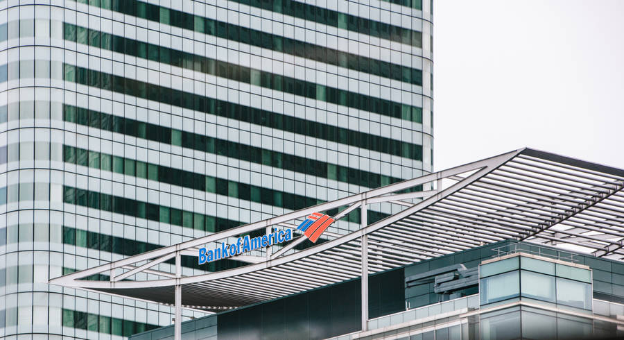 Bank Of America Rooftop Signage Wallpaper