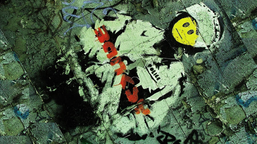 Banksy Police Wall Art Wallpaper