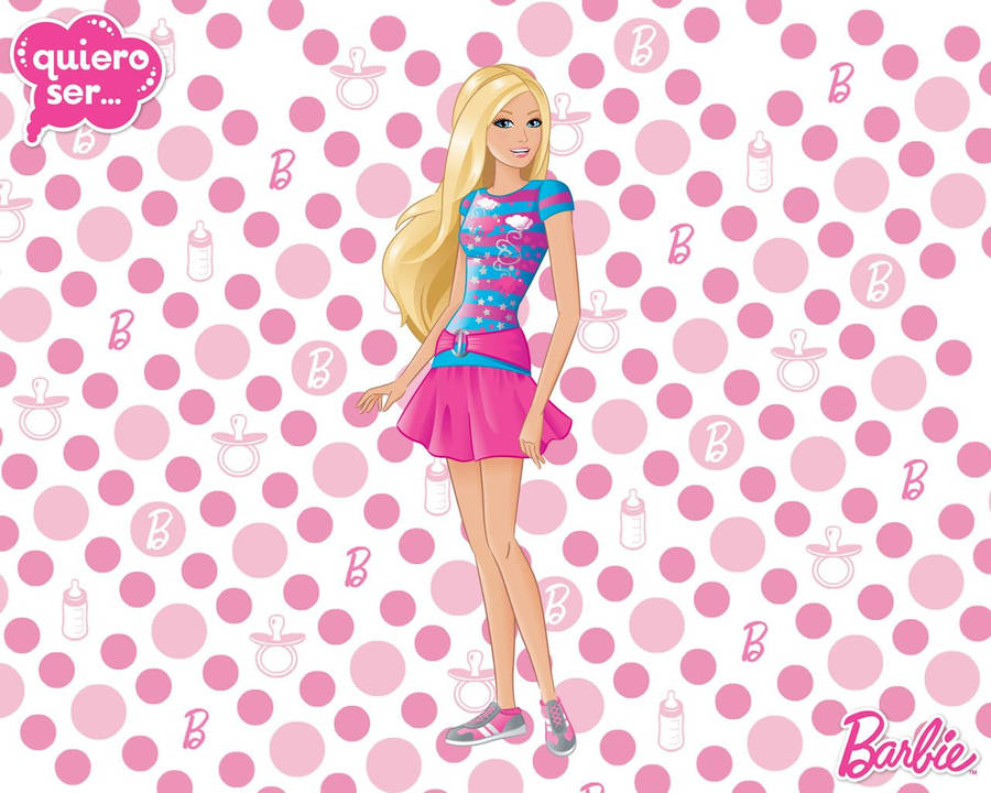 Barbie Steps Out In Style In The City Wallpaper