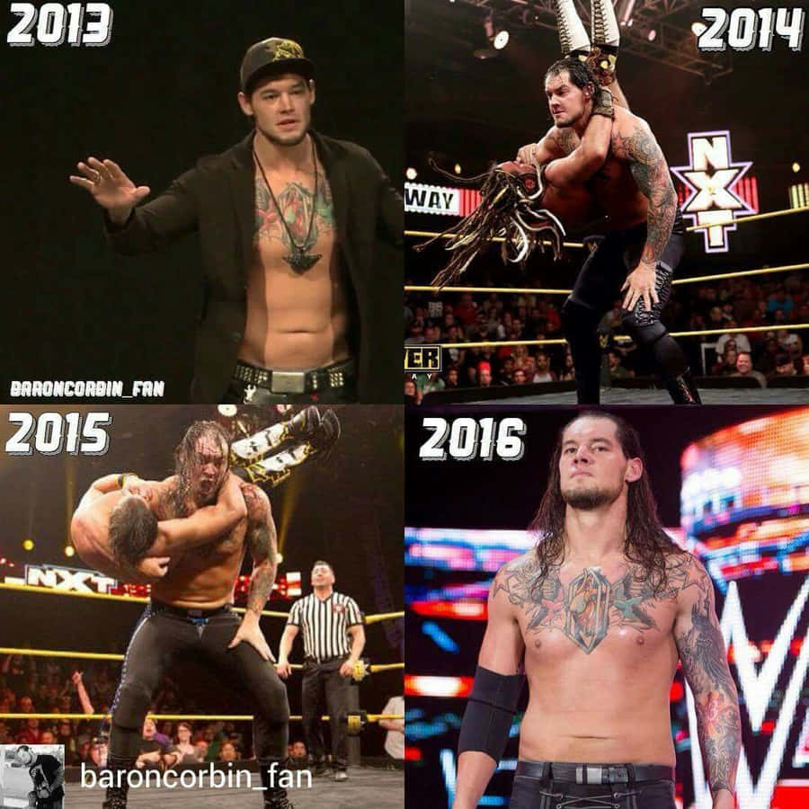 Baron Corbin Wrestling Journey Wallpaper
