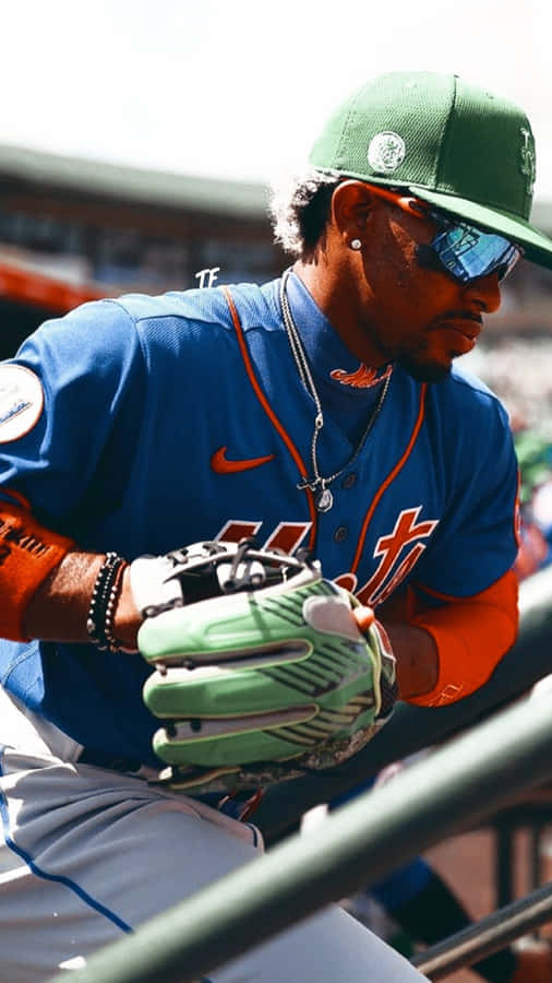 Baseball Player Green Glove Wallpaper