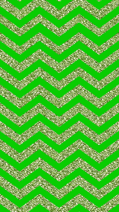 Basic Bright Green Glitter Wallpaper