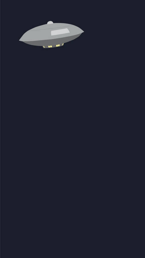 Basic Gray Spaceship Wallpaper