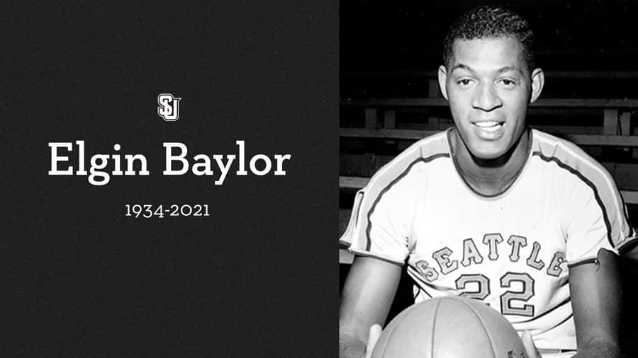 Basketball Player Elgin Baylor Wallpaper