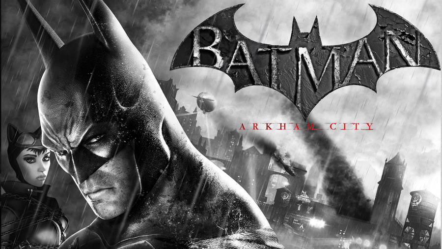 Batman Arkham City Logo Wallpaper