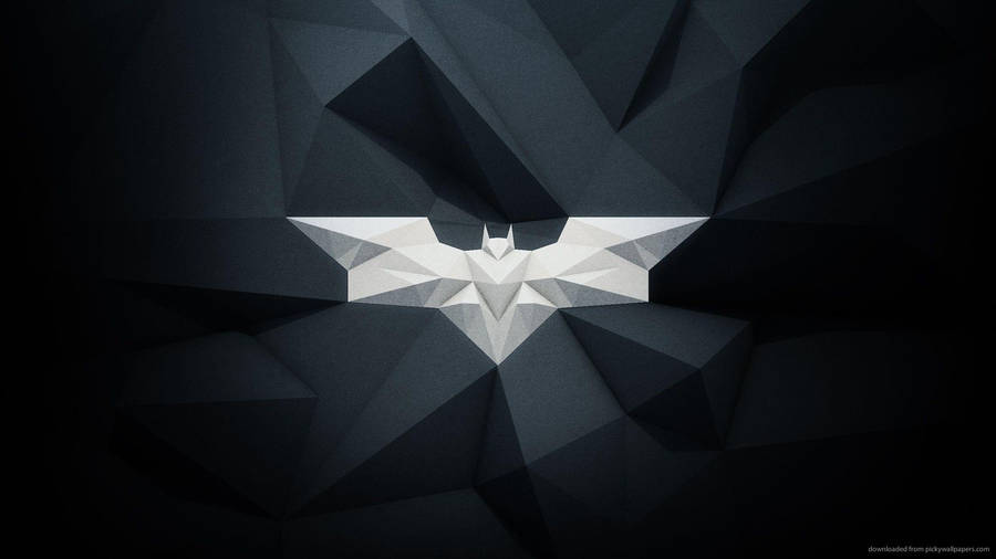 Batman Logo Polygon Art Wallpaper