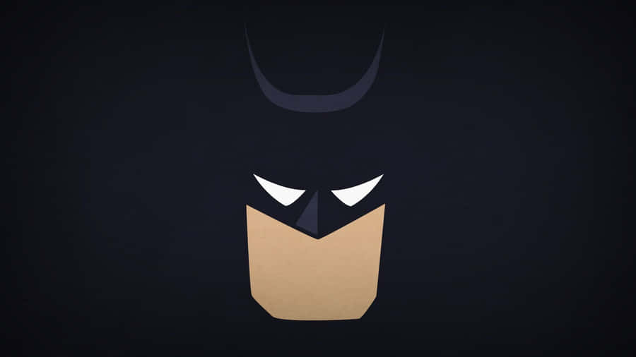 Batman Shows Off His Signature Stance And Moves In The Animated Cartoon. Wallpaper