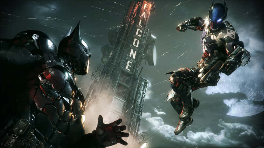 Batmanvs Arkham Knight Falcone Showdown Wallpaper