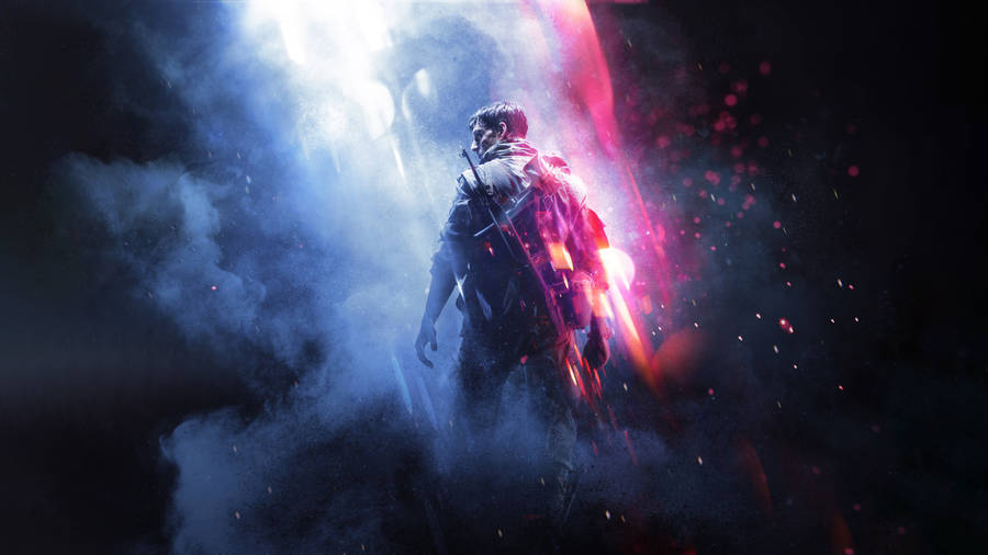 Battlefield 5 4k Soldier Under Light Wallpaper