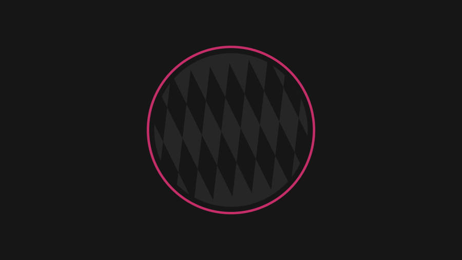 Bayern Munich Dark Minimalist Logo Wallpaper