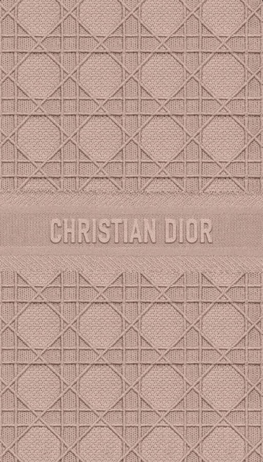 Be Bold And Beautiful With Pink Dior Wallpaper