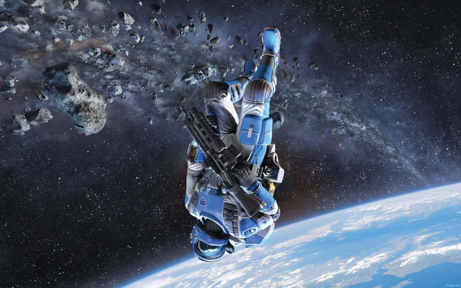 Be Brave And Enjoy The Beauty Of Outer Space Wallpaper