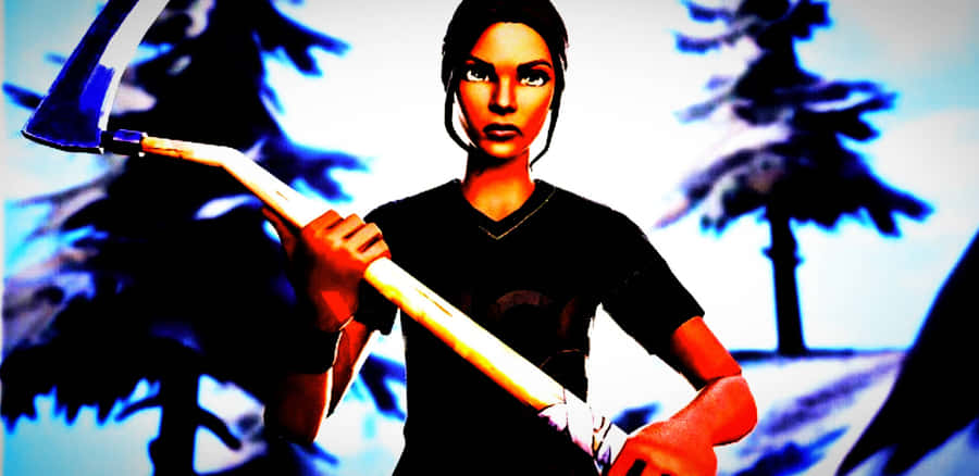 “be The Poised Playmaker And Enjoy The Thrills Of Fortnite!” Wallpaper