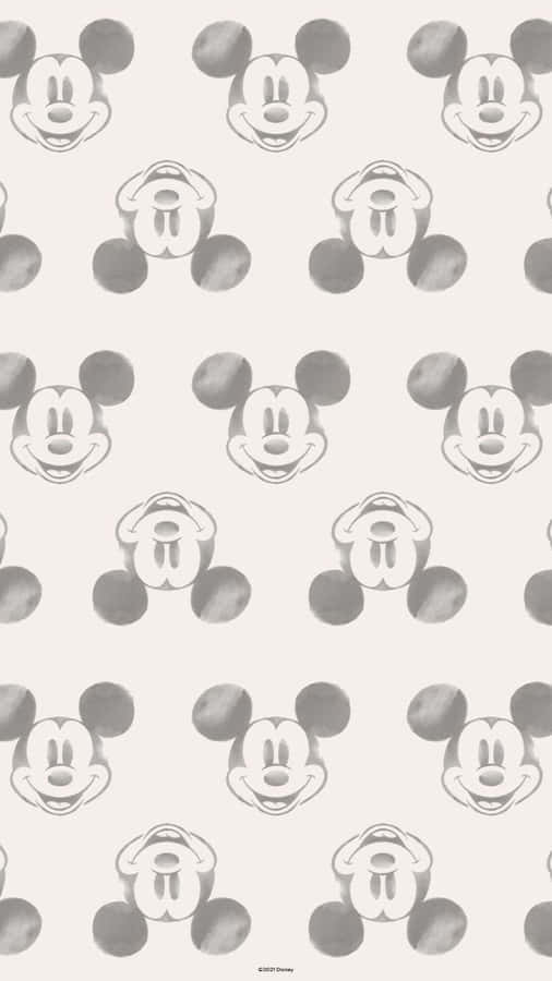 Be Your Own Mickey Mouse By Getting Your Own Black Mickey Mouse Phone! Wallpaper