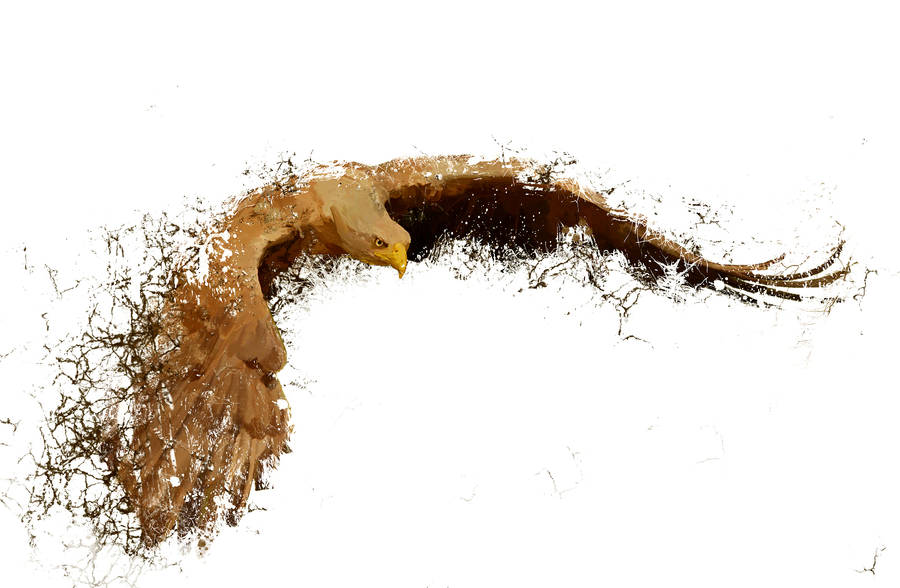 Beatufiul Eagle Art Wallpaper