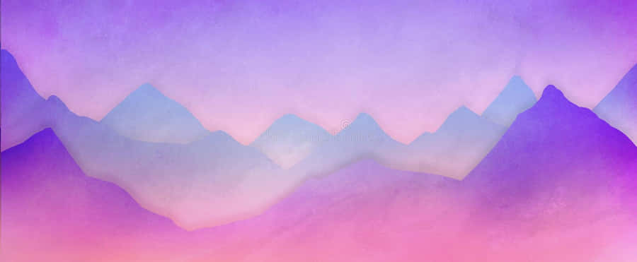 Beautiful And Soft Pastel Pink And Purple Color Combination Wallpaper