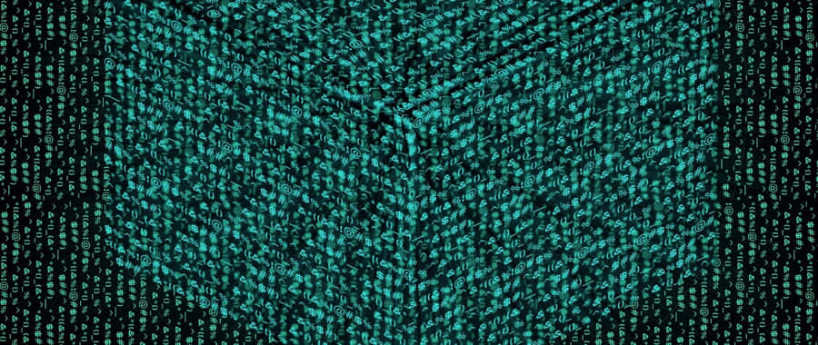Beautiful Black And Teal Pattern Wallpaper Wallpaper