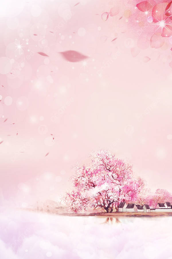 Beautiful Spring Peach Blossom Tree Wallpaper
