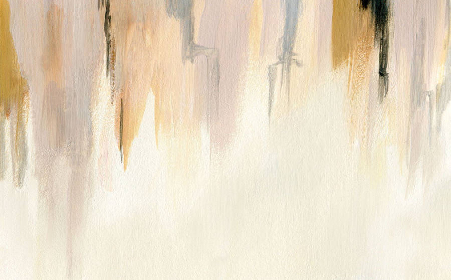 Beige Aesthetic Laptop Artpiece Wallpaper