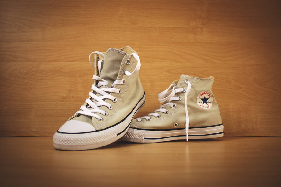 Beige High-cut Converse Wallpaper