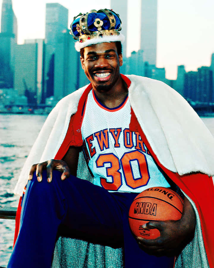 Bernard King Portrait Wearing Royalty Costume Wallpaper