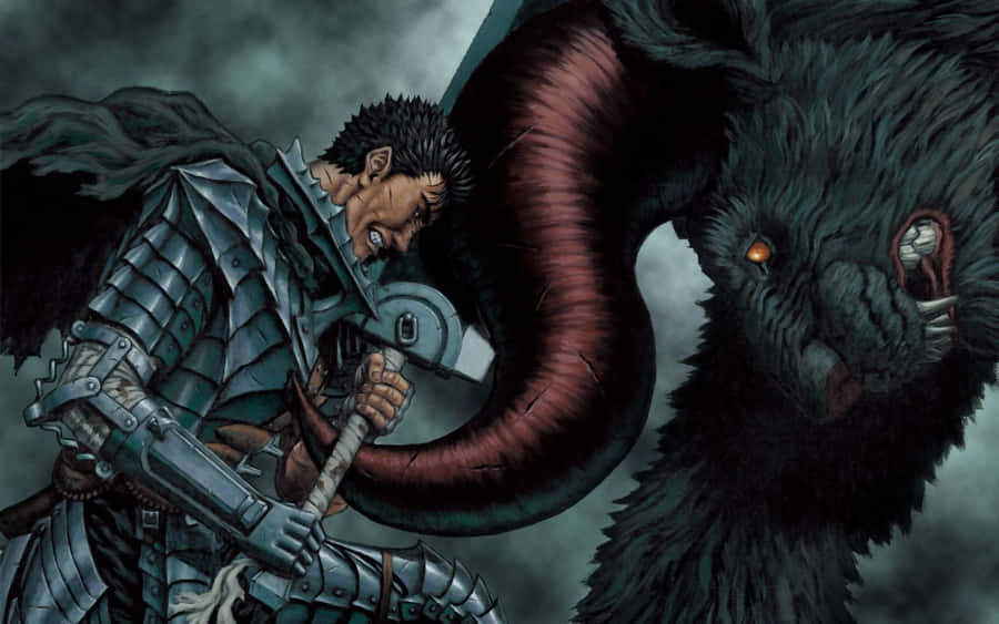 Berserk Armor Guts Vs. Zodd Wallpaper