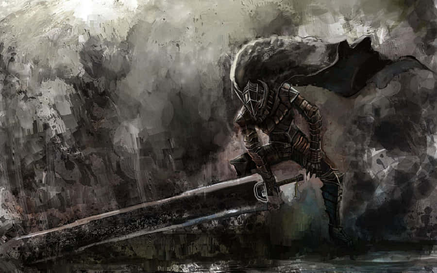 Berserk Armor Watercolor Paint Art Wallpaper