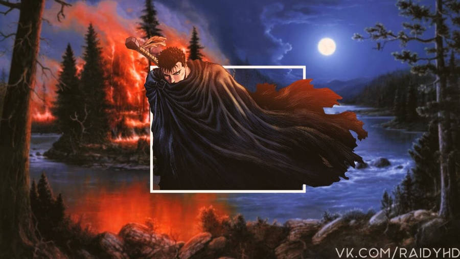 Berserk Guts, The Black Swordsman Of Gundahar Wallpaper