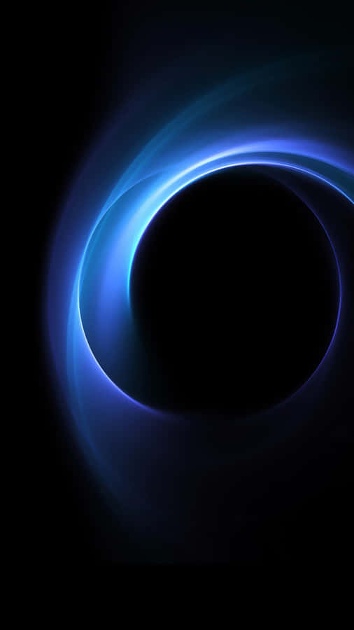 Best Amoled Blue Spiral Wallpaper