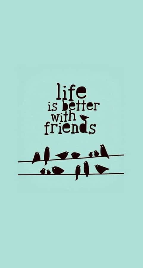 Best Friends Forever Iphone Light Blue Wallpaper