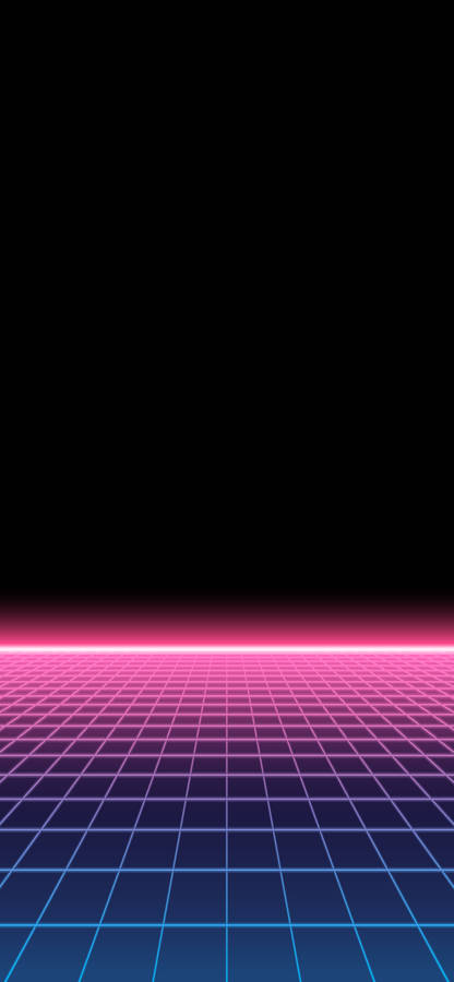 Best Oled Neon Grid Wallpaper