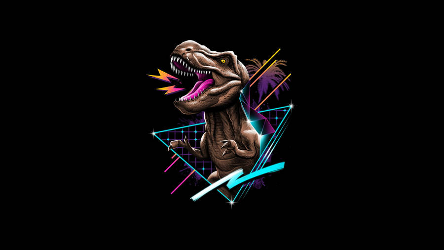 Best Oled Retro Dinosaur Wallpaper