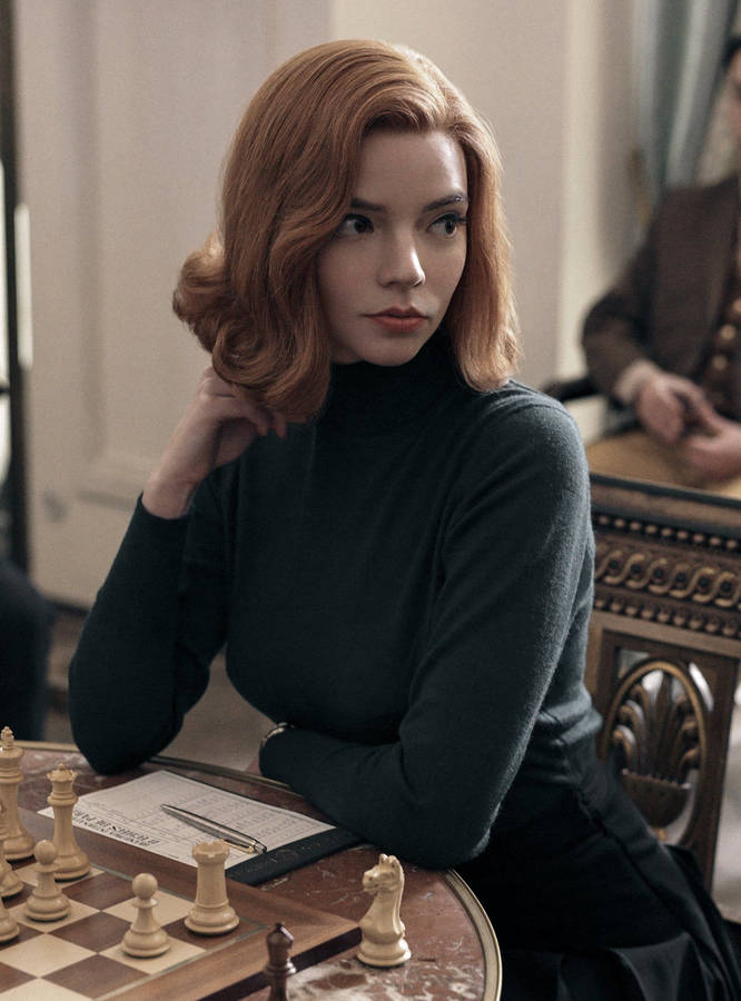 Beth Harmon Takes A Walk In Paris After Her Adjournment. Wallpaper